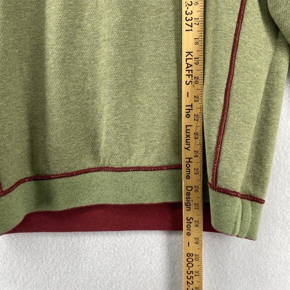 TOMMY BAHAMA Sweater M Mens Flip Side Pro Abaco Reversible 1/4 Zip Pullover Red - Picture 14 of 16